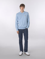 Sky Blue Merino Blend Polo