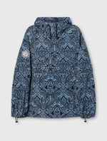 Blue Rave On Paisley Smock