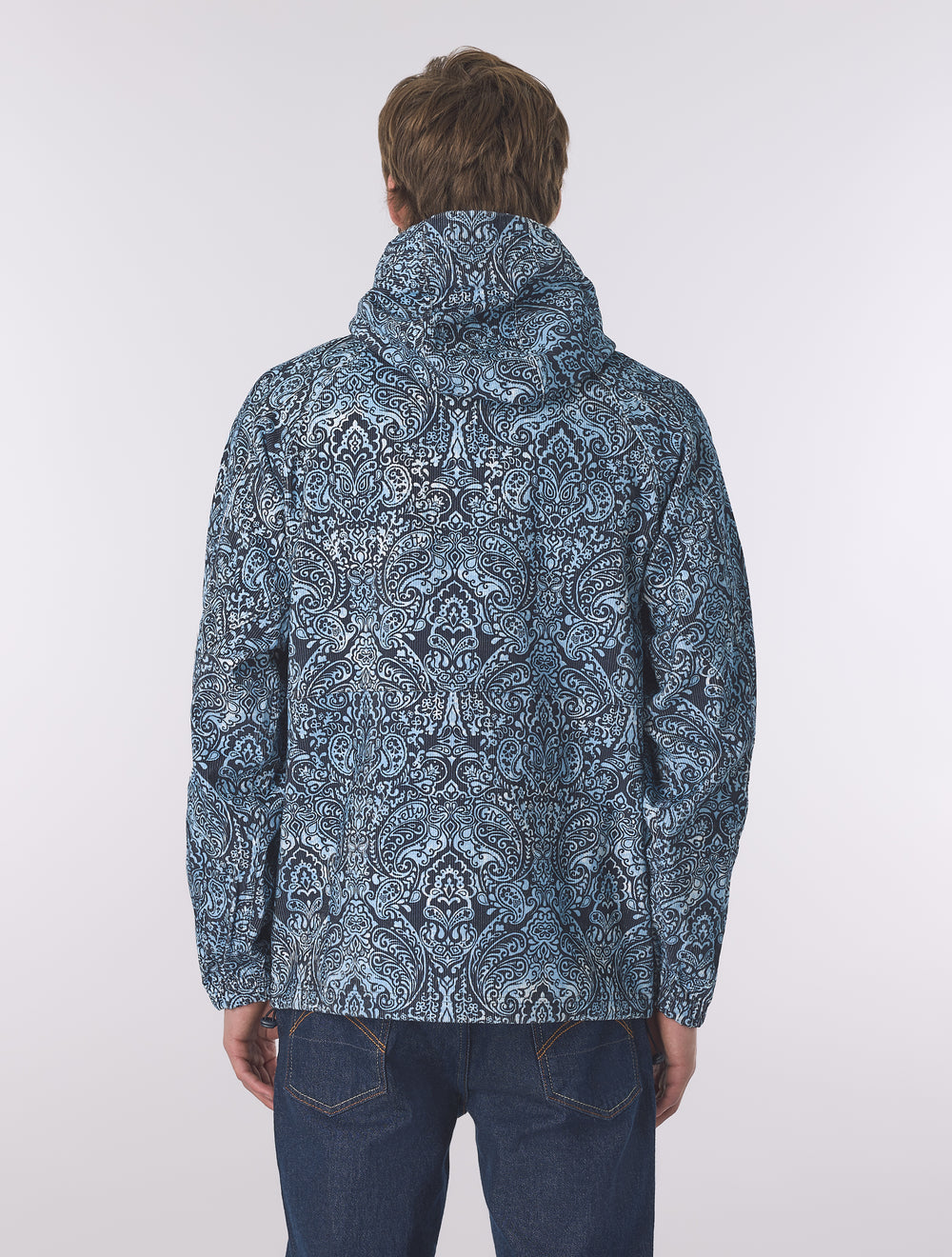 Blue Rave On Paisley Smock