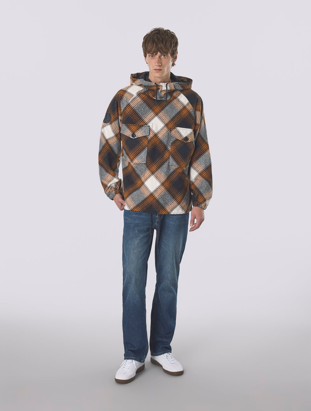 Multi Strobe Check Smock