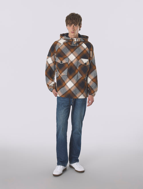 Multi Strobe Check Smock