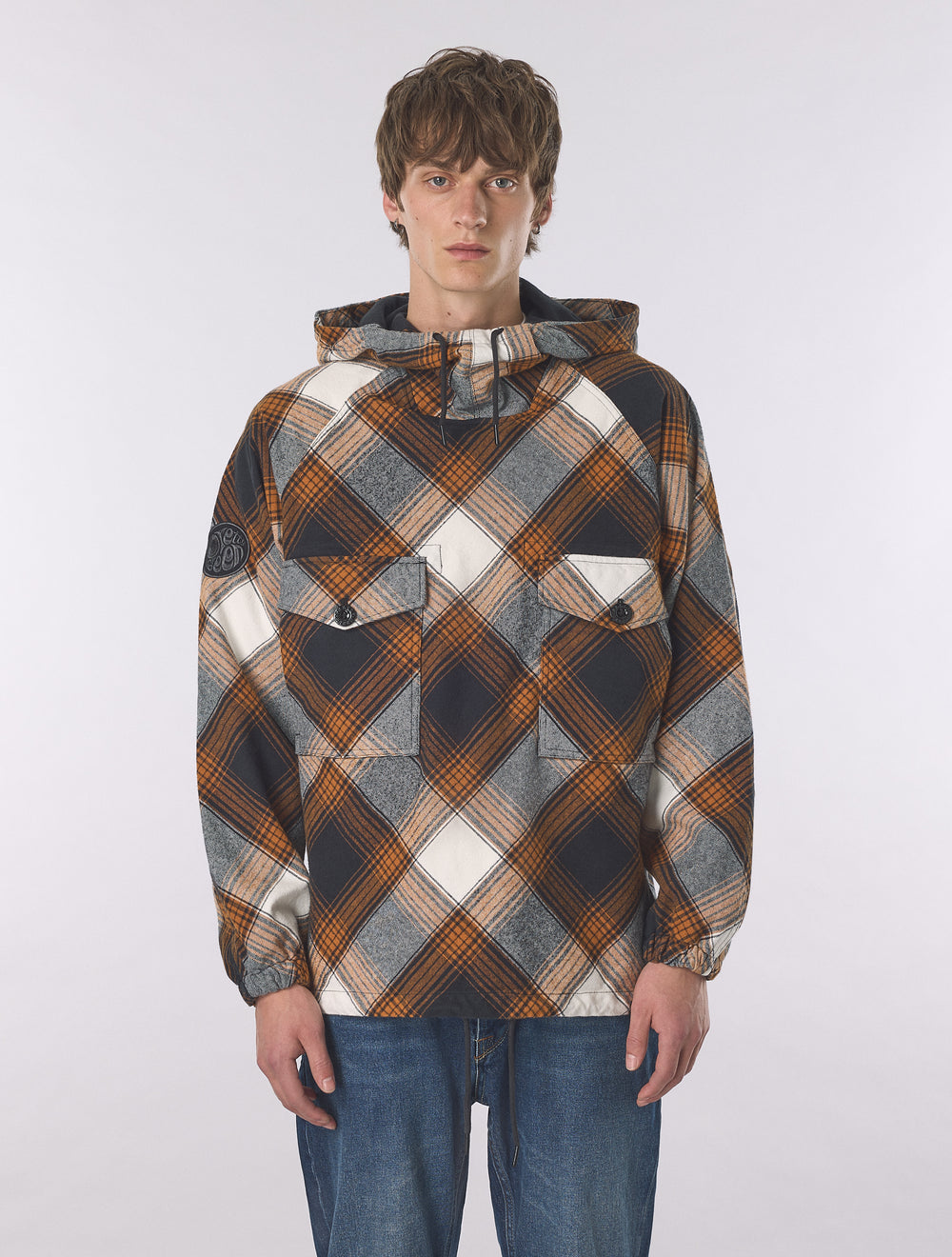 Multi Strobe Check Smock