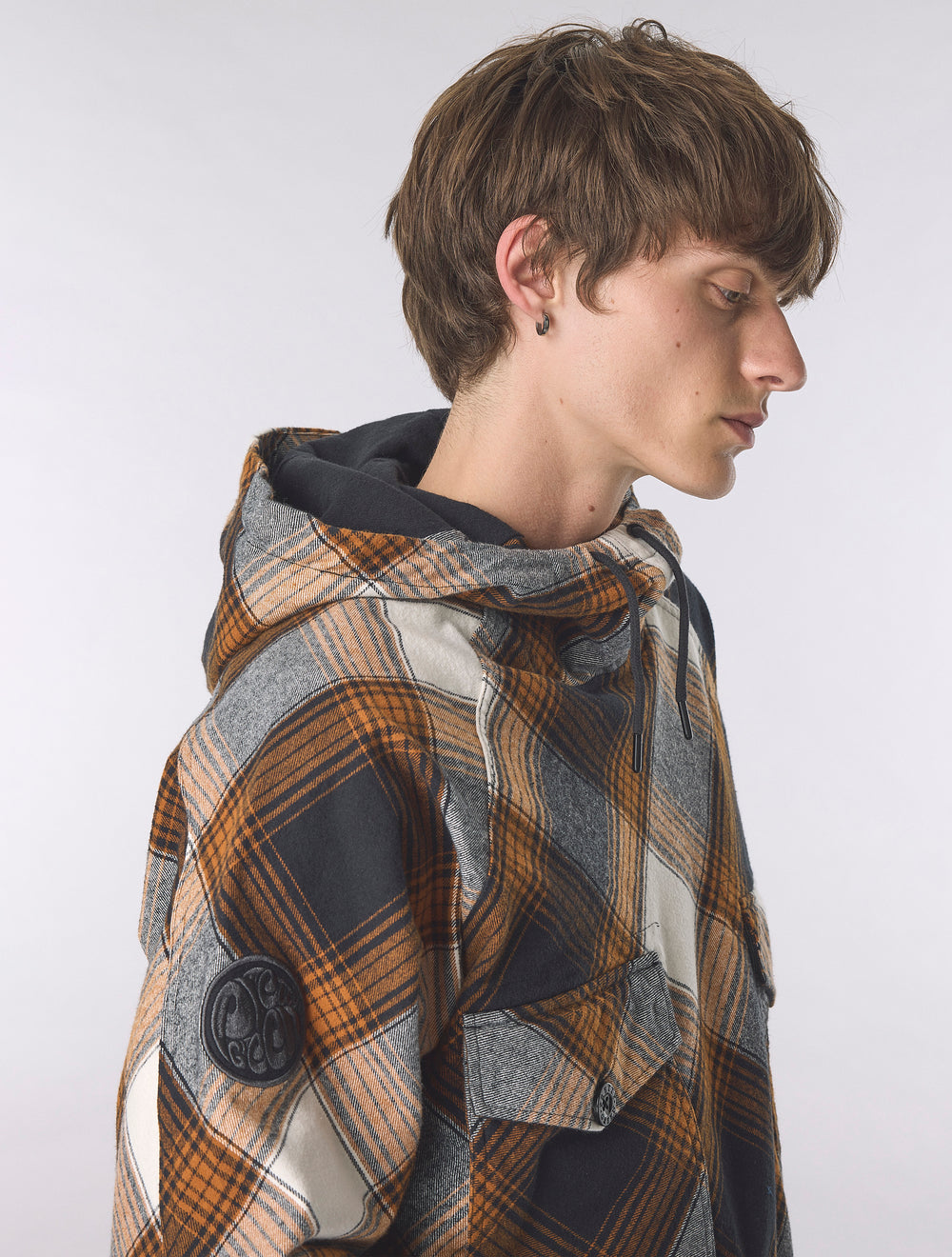 Multi Strobe Check Smock
