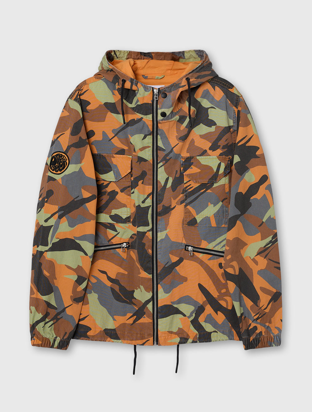 Multi Rave Camo Hooded Jacket