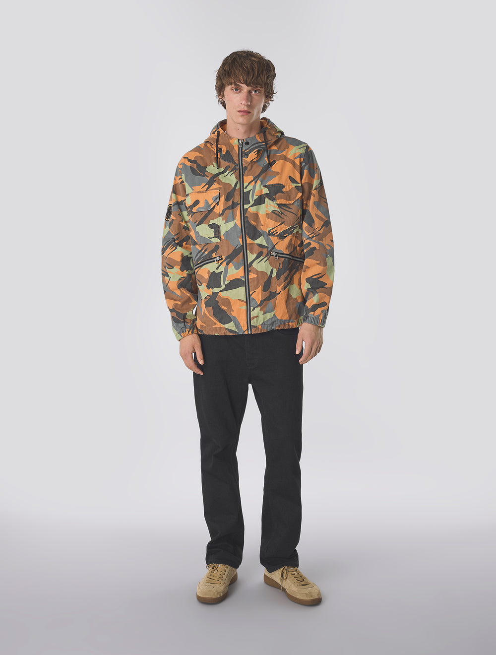 Multi Rave Camo Hooded Jacket