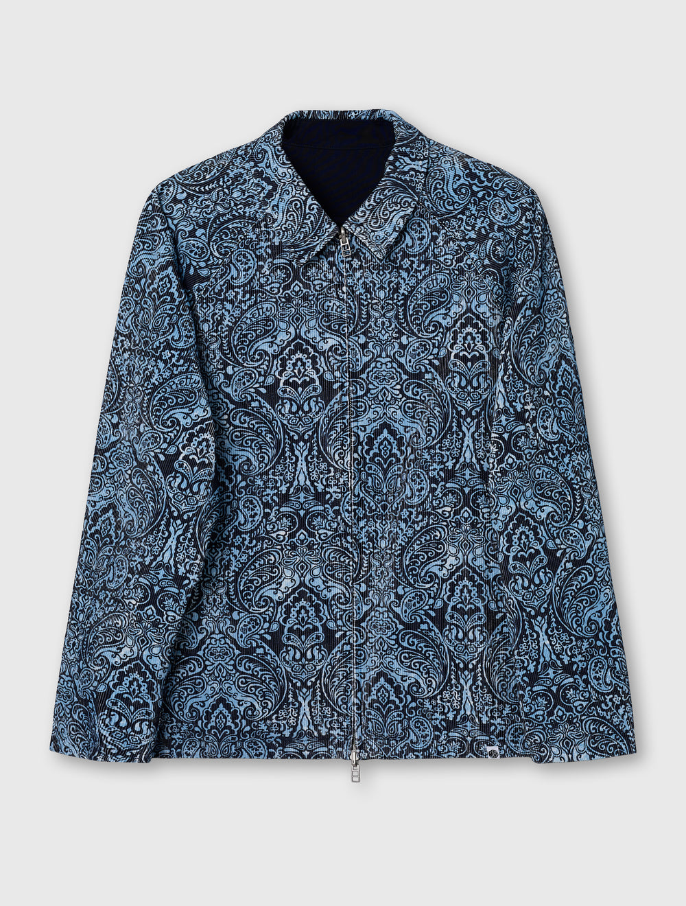 Blue Rave On Reversible Paisley Jacket