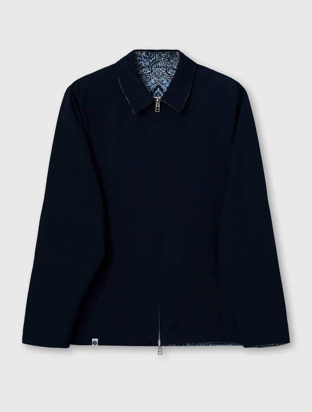 Blue Rave On Reversible Paisley Jacket
