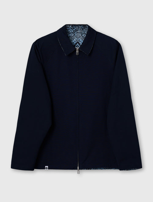 Blue Rave On Reversible Paisley Jacket