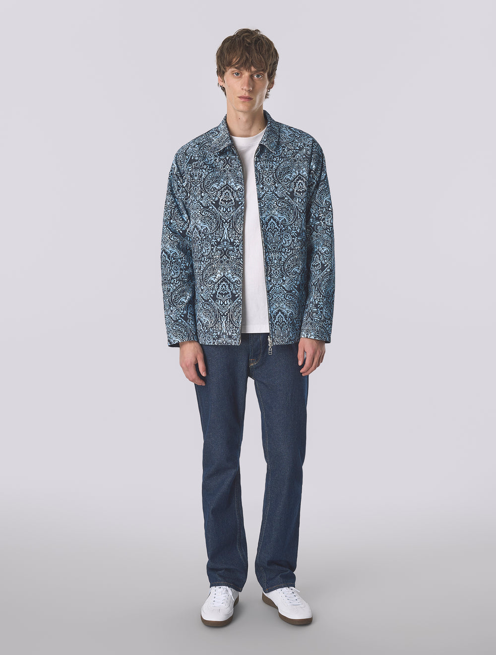 Blue Rave On Reversible Paisley Jacket