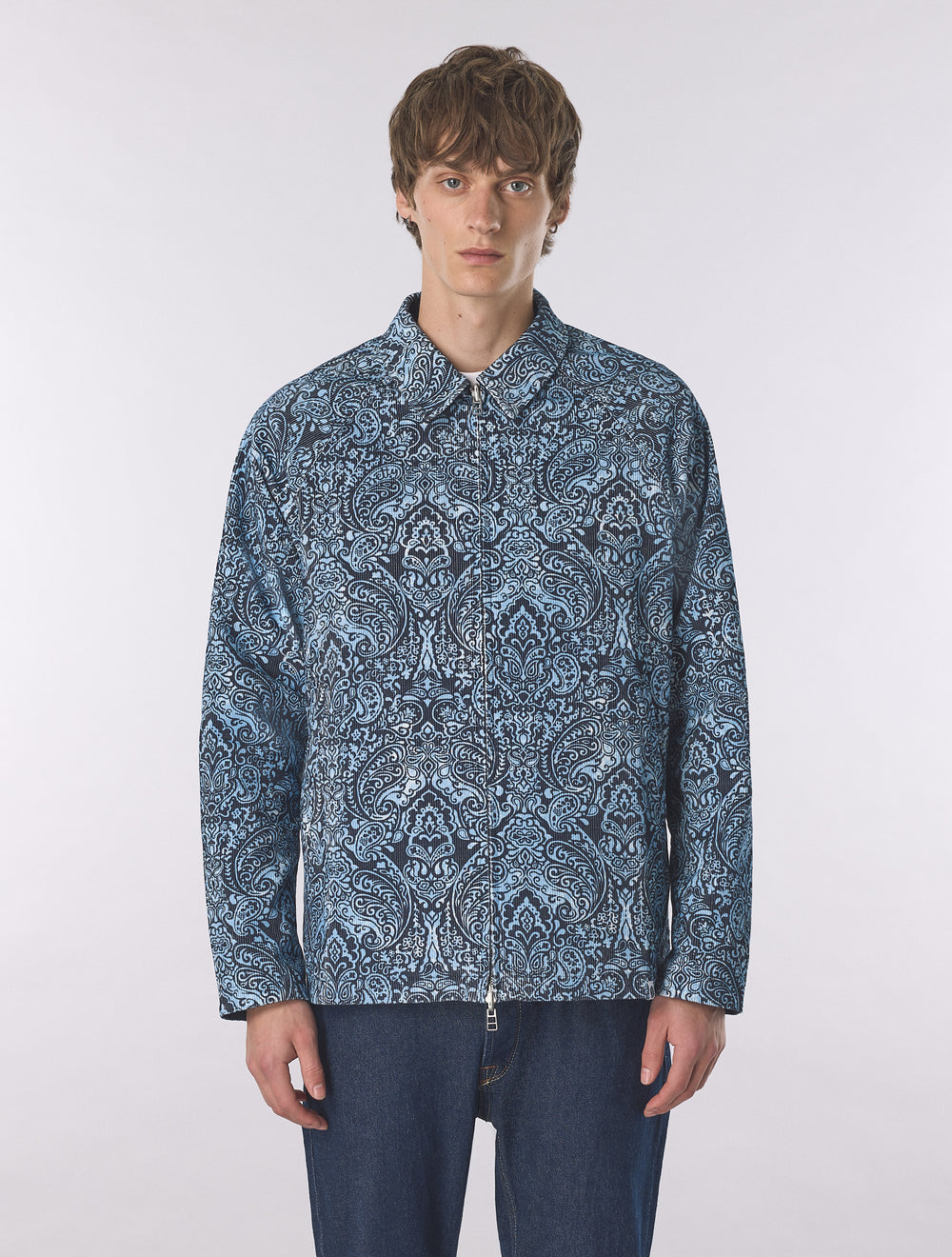 Blue Rave On Reversible Paisley Jacket