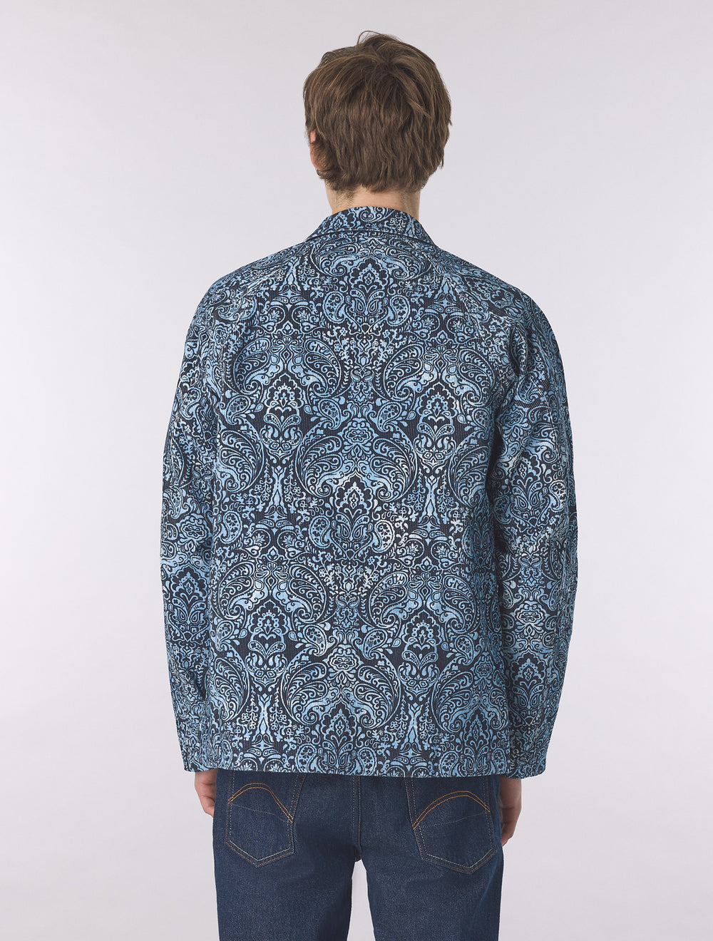 Blue Rave On Reversible Paisley Jacket