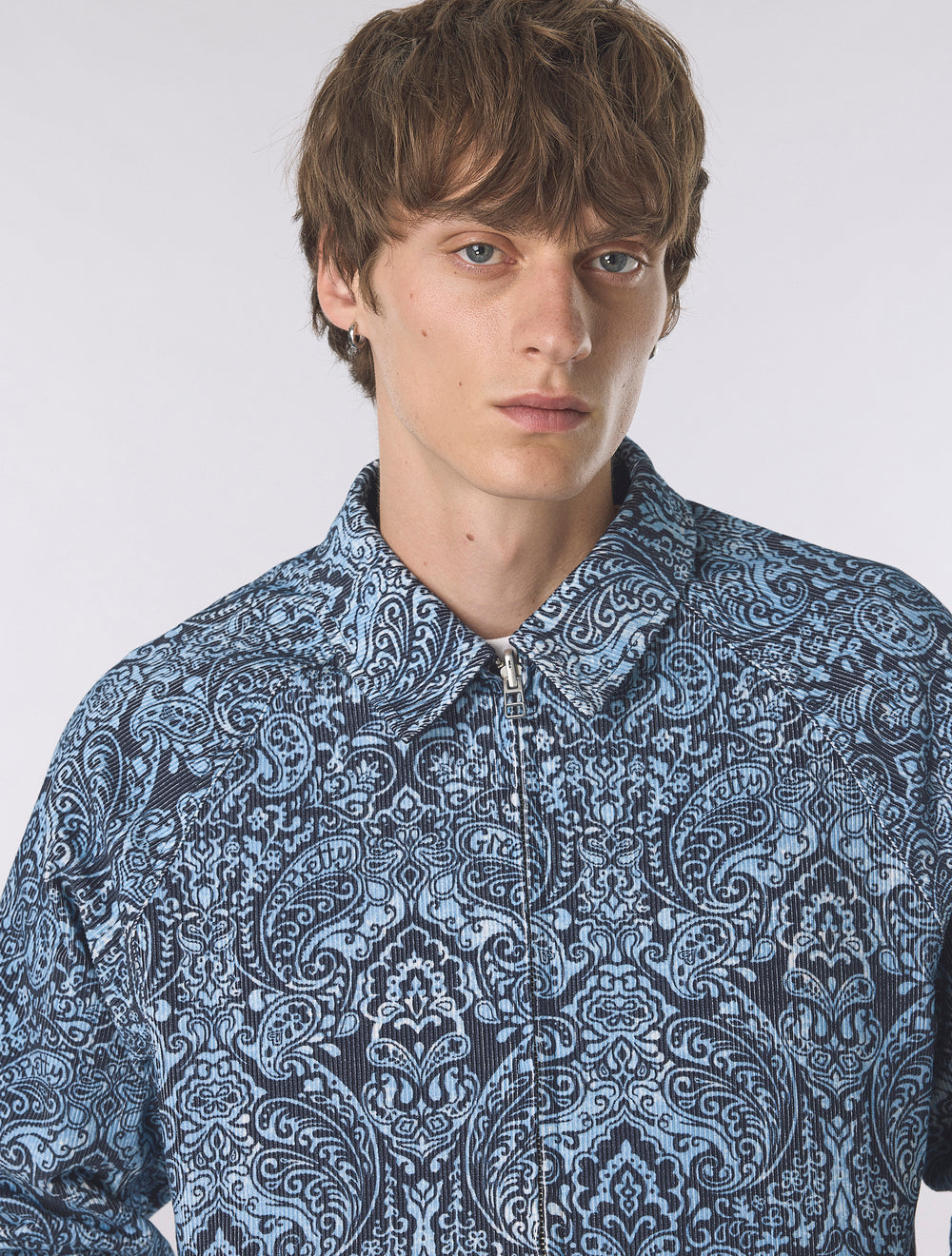 Blue Rave On Reversible Paisley Jacket