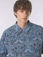 Blue Rave On Reversible Paisley Jacket