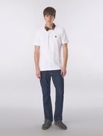 White Strobe Polo