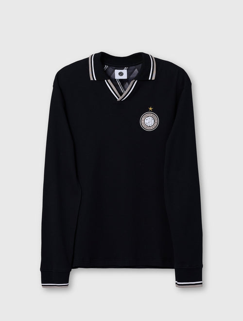 Black Kingsleigh Long Sleeve Polo
