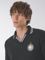 Black Kingsleigh Long Sleeve Polo