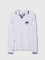 White Kingsleigh Long Sleeve Polo