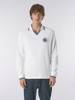 White Kingsleigh Long Sleeve Polo