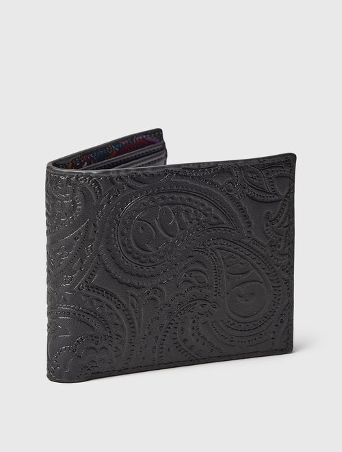Black House Paisley Wallet