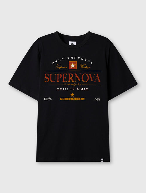 Black Supernova Graphic T-Shirt