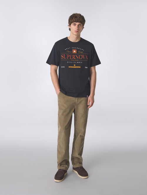 Black Supernova Graphic T-Shirt