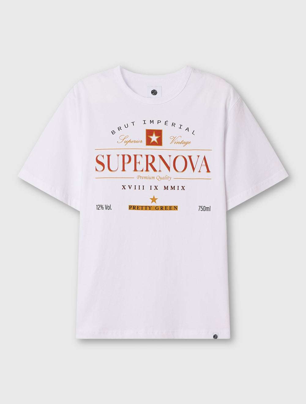White Supernova Graphic T-Shirt