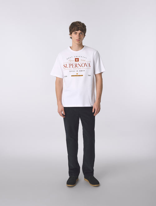 White Supernova Graphic T-Shirt