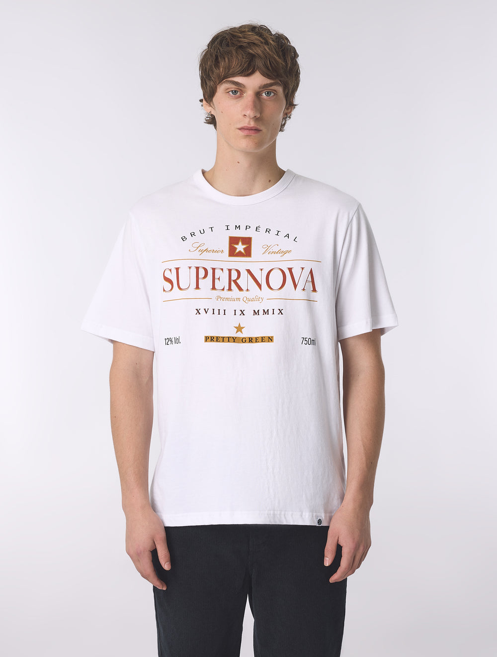 White Supernova Graphic T-Shirt