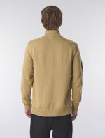 Camel Temperance Funnel Neck Knit