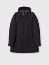 Black Coldwave Parka