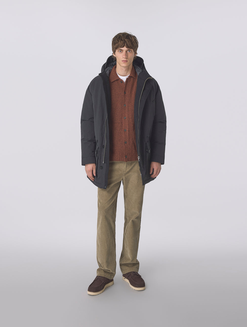 Black Coldwave Parka