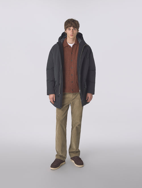 Black Coldwave Parka