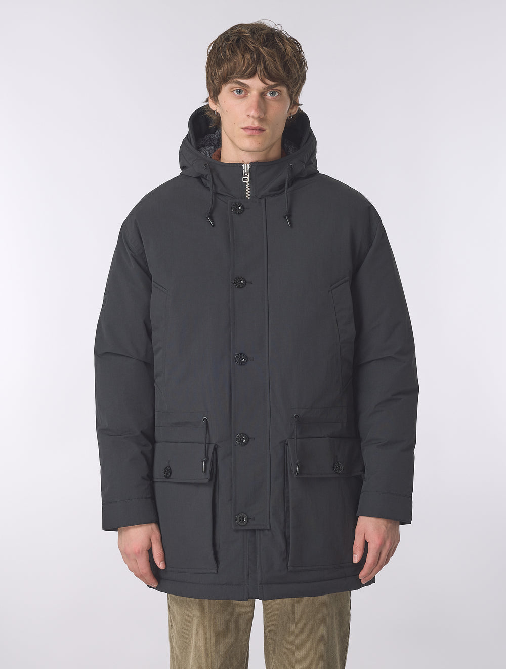 Black Coldwave Parka