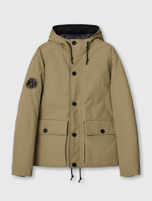 Khaki Coldwave Short Parka