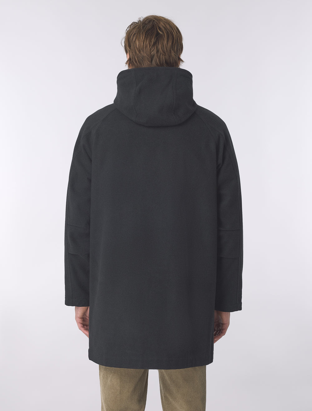 Black Wardour Wool Blend Parka