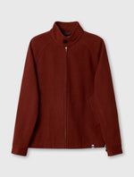 Red Wardour Wool Blend Harrington