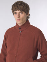 Red Wardour Wool Blend Harrington