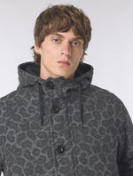 Black Voltaire Wool Blend Parka