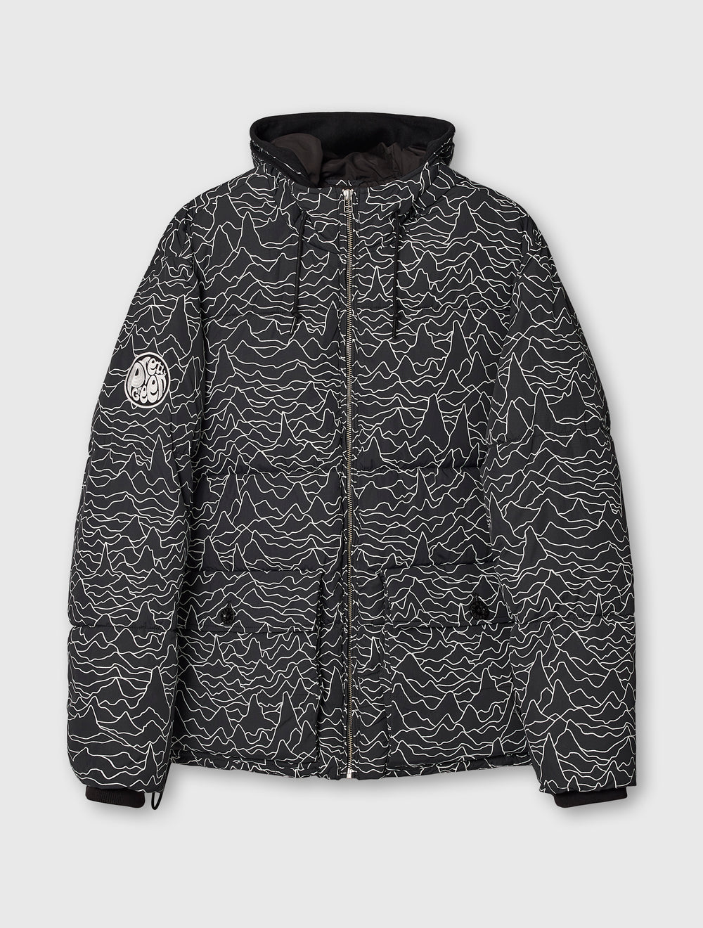 Black Pulsar Puffer Jacket