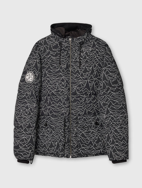 Black Pulsar Puffer Jacket