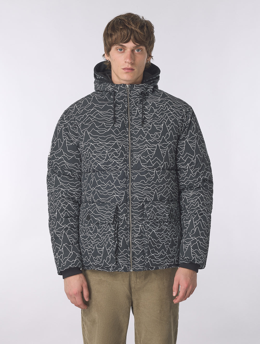 Black Pulsar Puffer Jacket