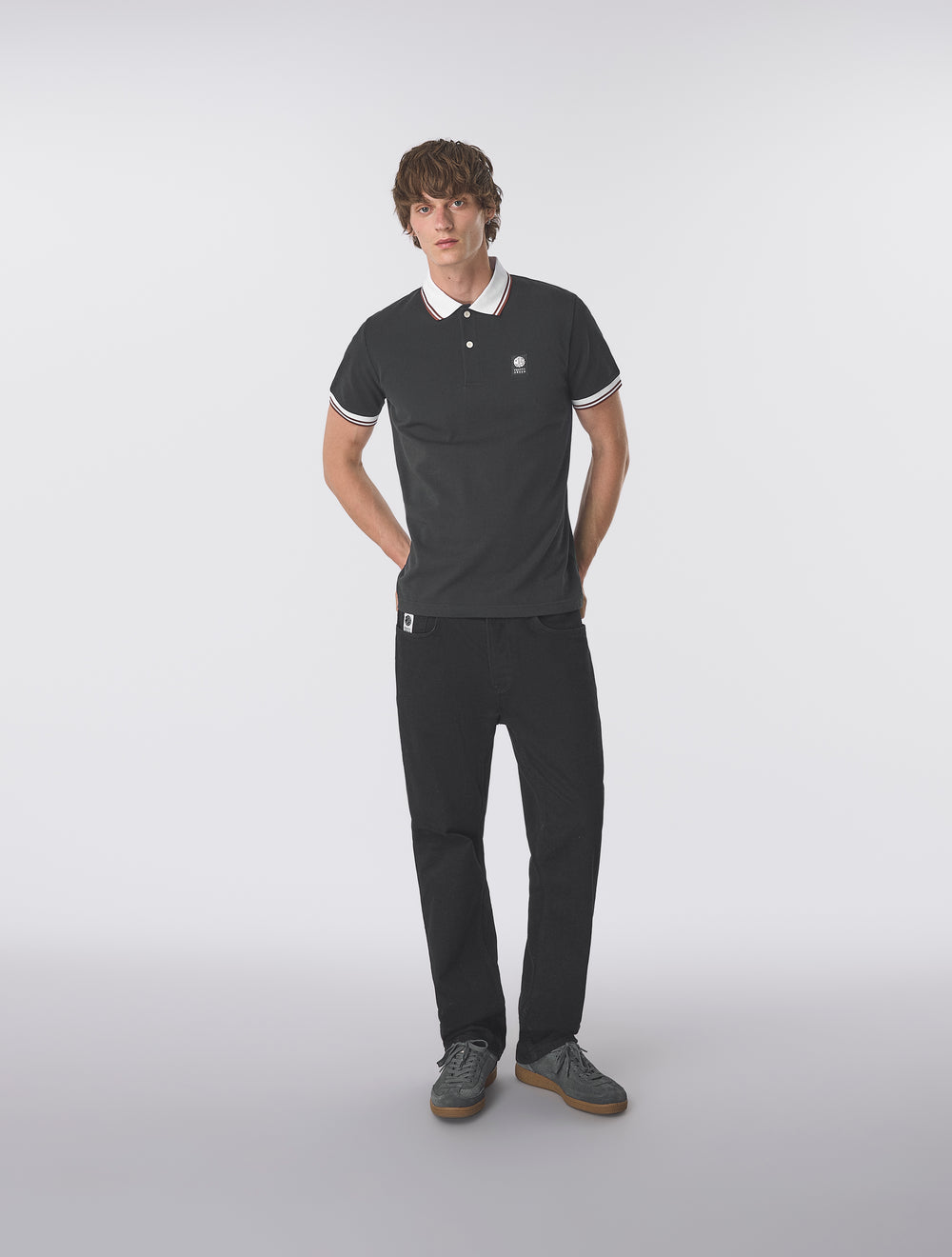 Black Burnham Polo