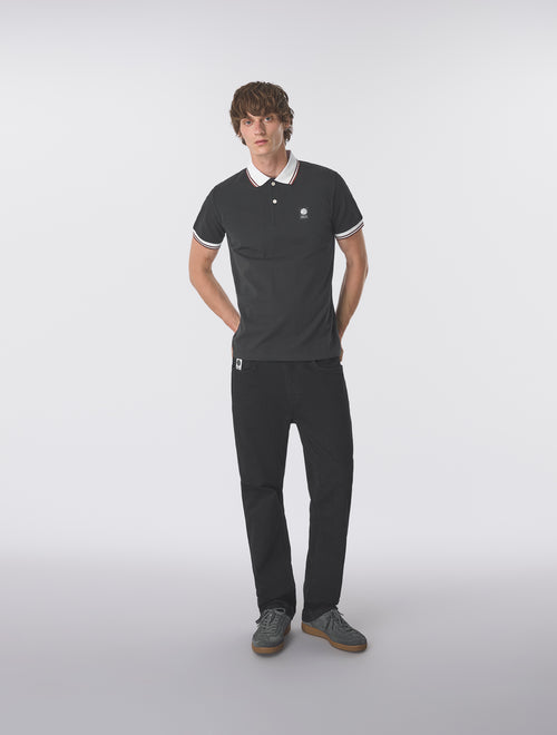 Black Burnham Polo