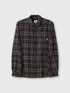 Black Liminal Flannel Shirt