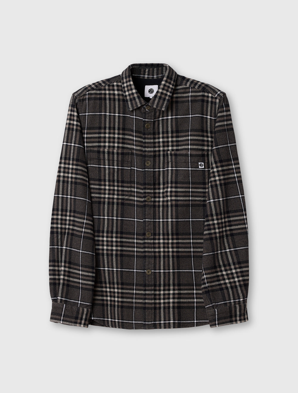 Black Liminal Flannel Shirt