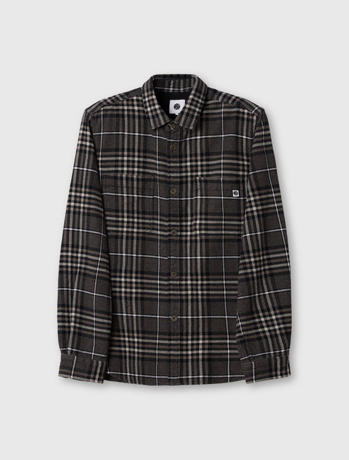 Black Liminal Flannel Shirt