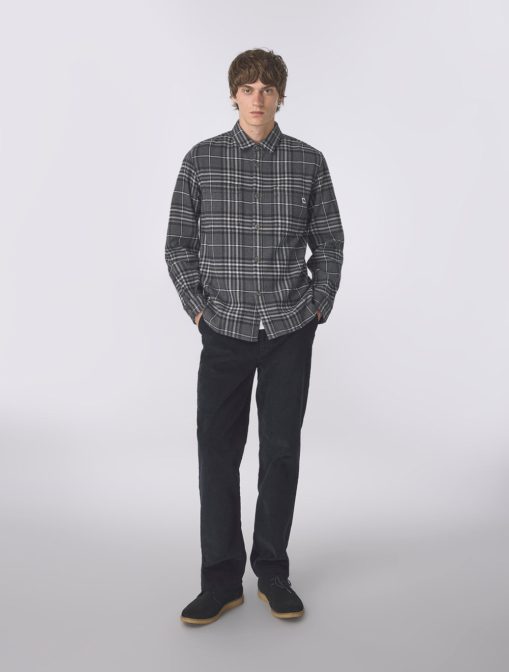 Black Liminal Flannel Shirt