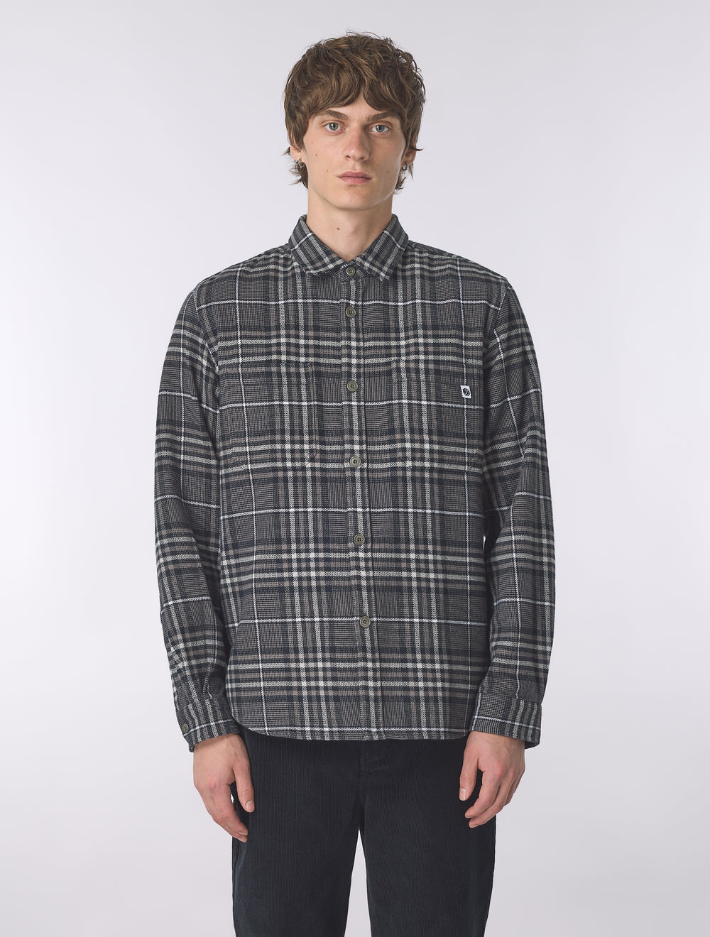 Black Liminal Flannel Shirt