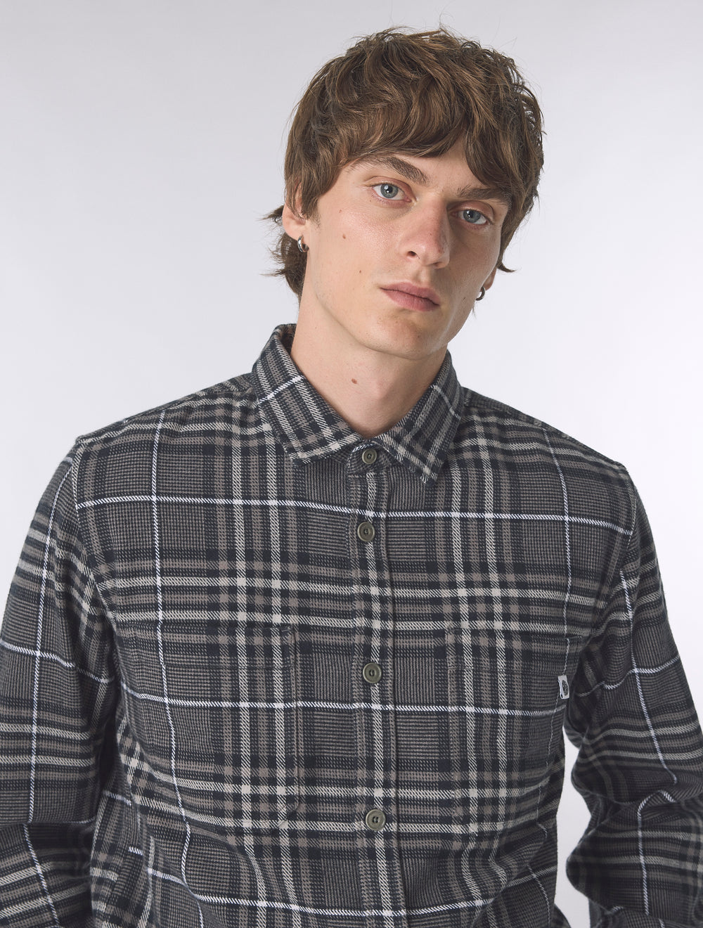 Black Liminal Flannel Shirt