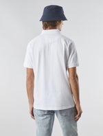 White Jersey Polo